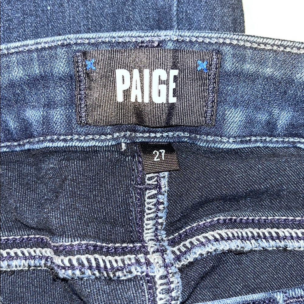 PAIGE Dark Blue Women's Boot Cut Jeans (EUC ) - Picture 10 of 13